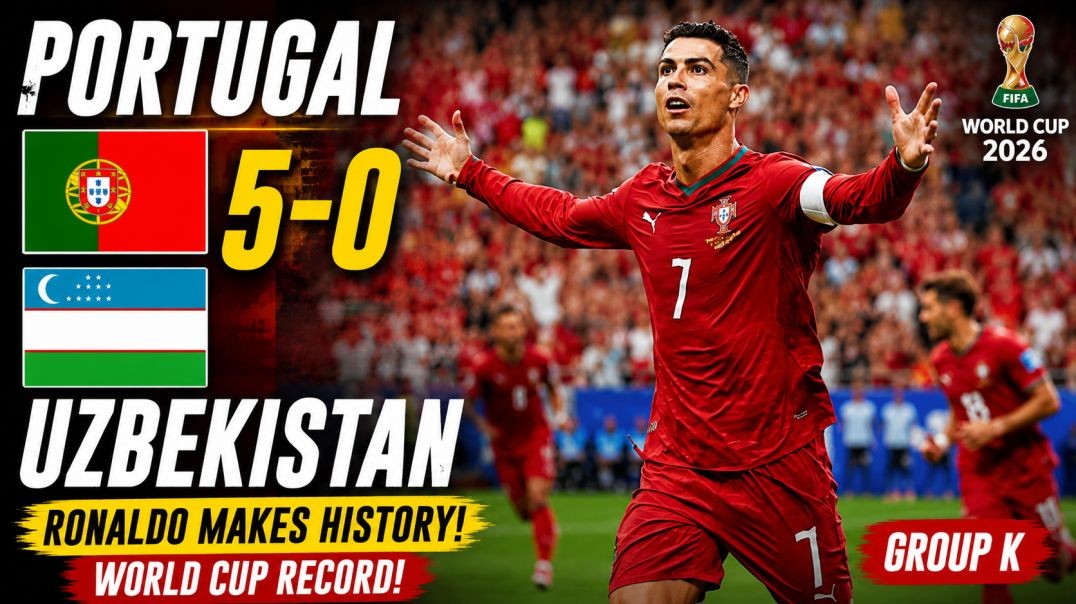⁣Portugal vs Uzbekistan Full Highlights | FIFA World Cup 2026