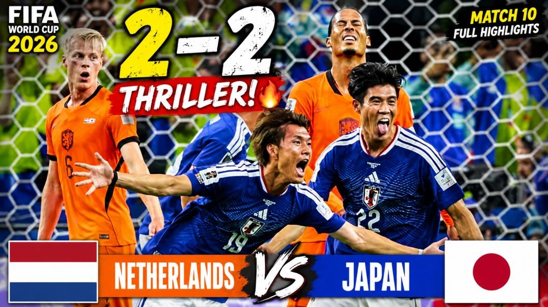 Netherlands 2-2 Japan | All Goals & Highlights | FIFA World Cup 2026
