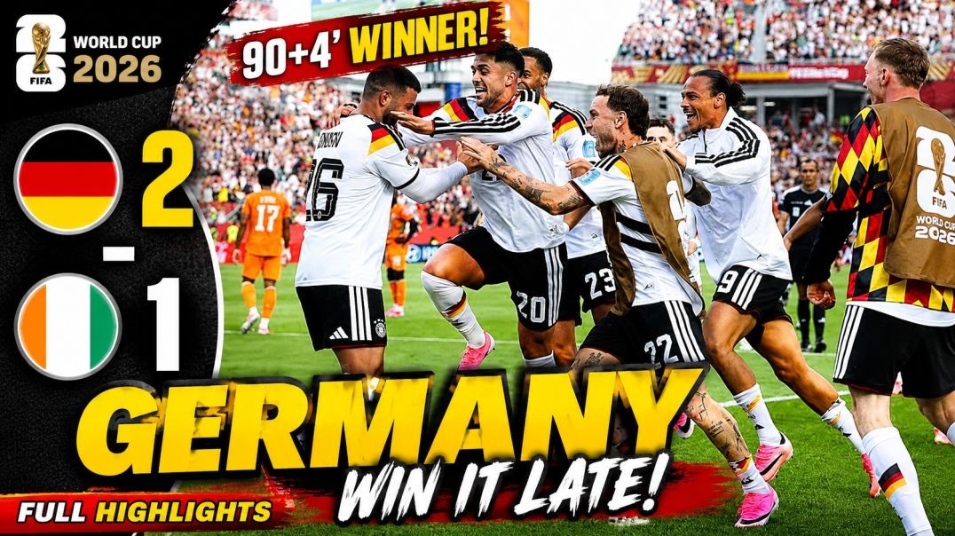 ⁣Germany vs Ivory Coast All Goals & Highlights | FIFA World Cup 2026