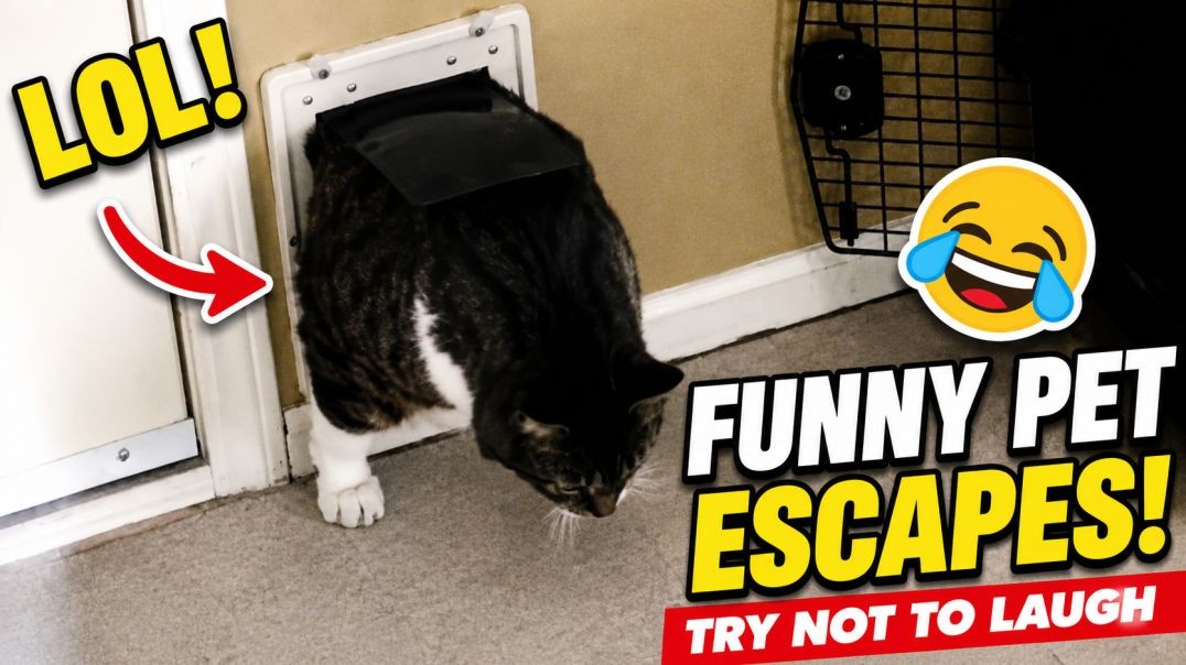 These Animals Deserve an Oscar for Best Escape Artist! 🏃‍♂️🐶🐱