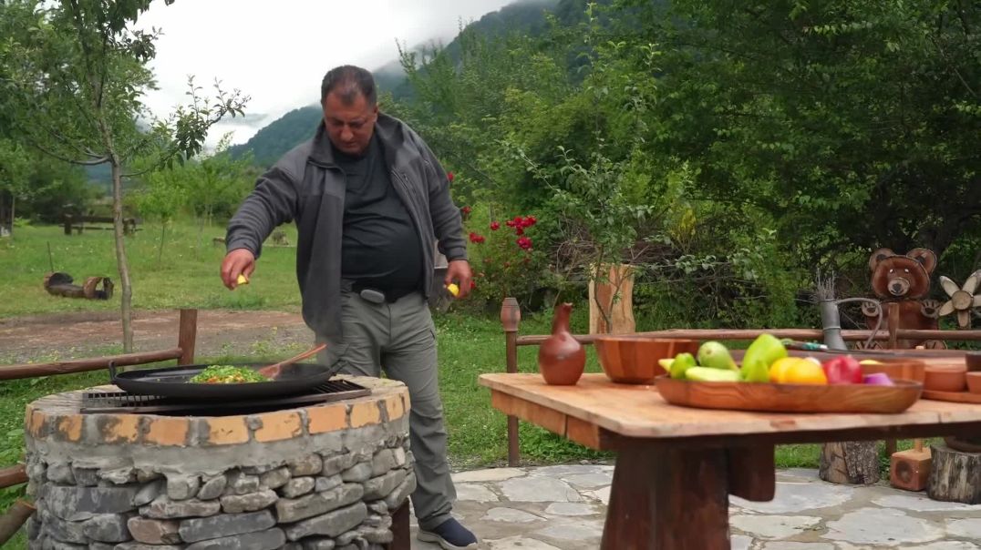 Grilling the JUICIEST Ribeye Steaks Over a Wood Fire in the Mountains