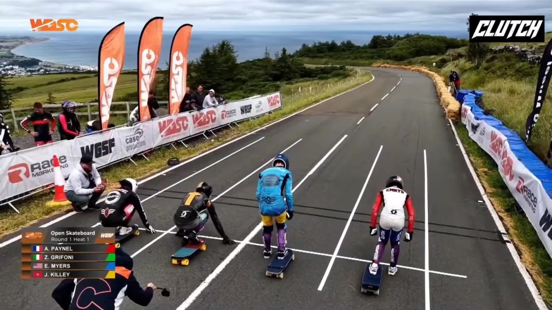 World Downhill Skateboarding Championship 2026 | Round 1 Heat 1 Full Highlights