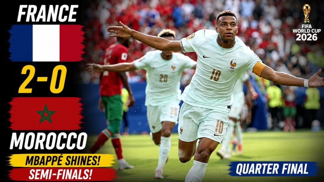 France vs Morocco Extended Highlights | Quarter Final | FIFA World Cup 2026