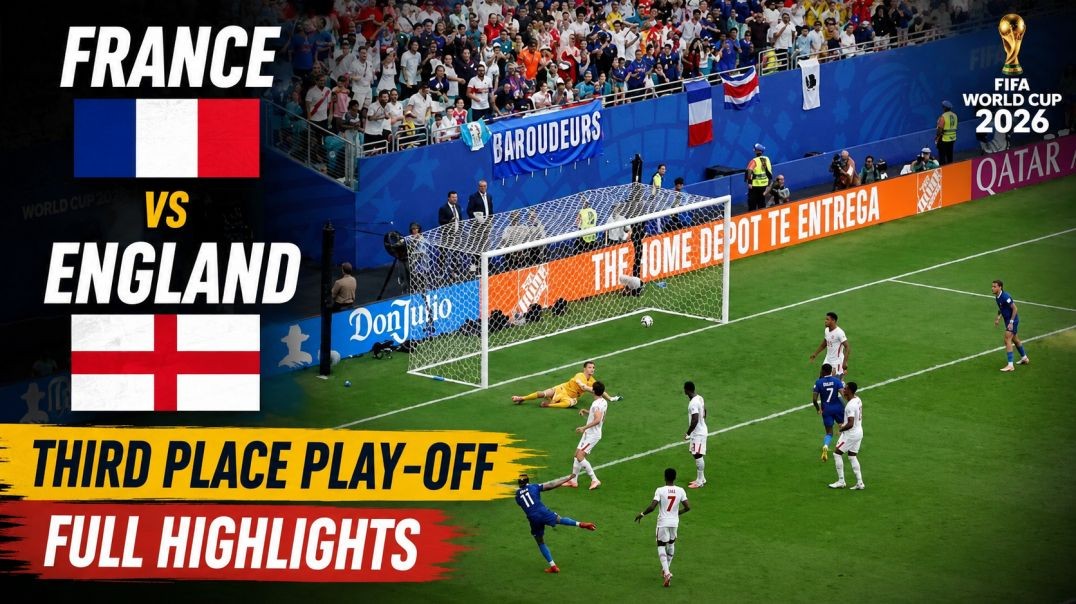 France vs England | Full Highlights | Third Place Play-Off | FIFA World Cup 2026