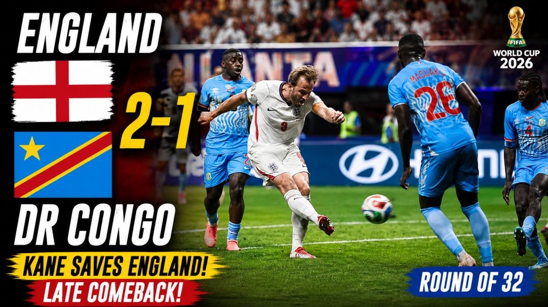 ⁣England vs DR Congo | All Goals & Highlights | Round of 32 | FIFA World Cup 2026