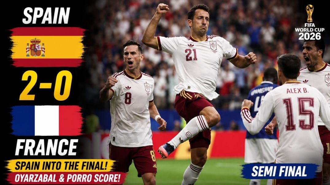 France vs Spain Full Match Highlights | Semi Final | FIFA World Cup 2026